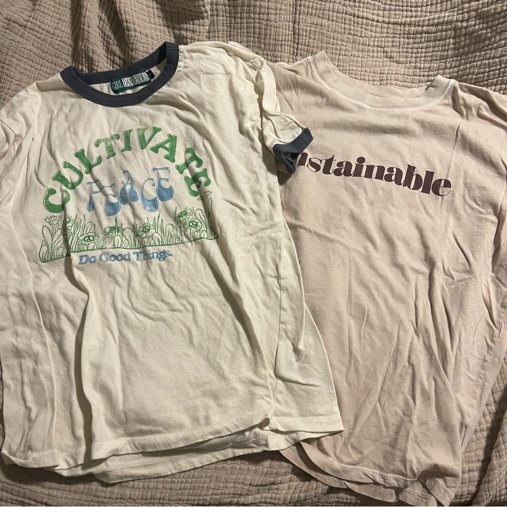 Girl dangerous Cultivate Peace and Sustainable Graphic T-Shirts